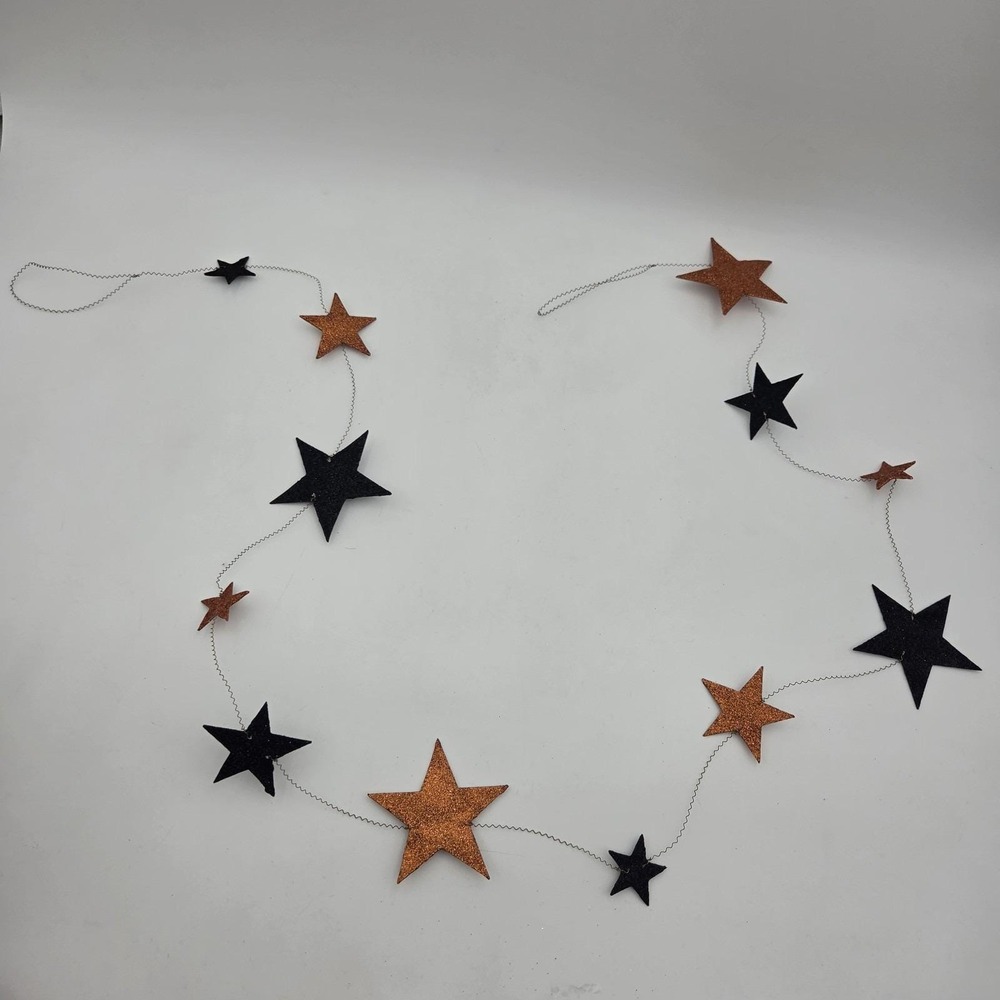 Vintage Bethany Lowe Magic Halloween Star 62" Long Garland